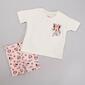 Toddler Girl Disney&#40;R&#41; Minnie Mouse Flowers Top & Bike Shorts Set - image 1