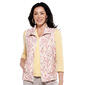 Plus Size Hasting & Smith Ikat Pattern Quilted Vest - image 1