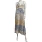 Juniors Angie Mix Print Double Strap Midi Slip Dress - image 1
