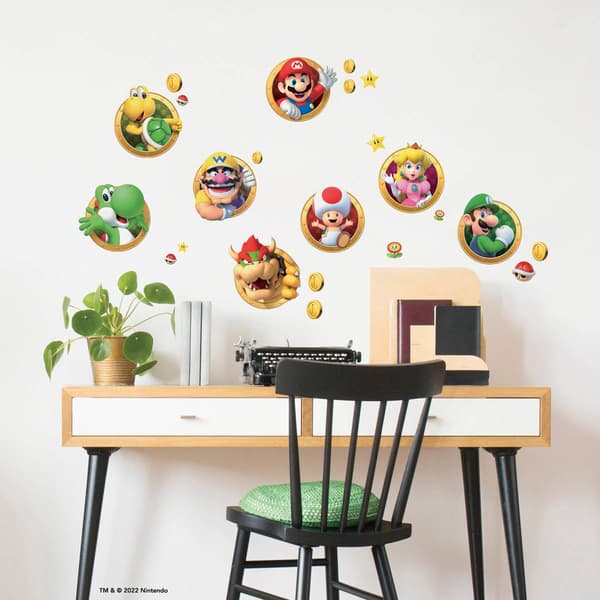 RoomMates® Super Mario Character Peel & Stick Wall Decals Boscov's