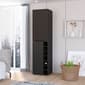 FM FURNITURE Maya Black Wengue Tall Bar Cabinet - image 2