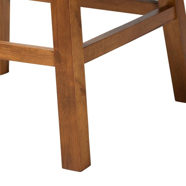 Baxton Studio Gradisca Faux Leather 2pc. Swivel Counter Stool Set