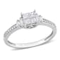 Diamond Classics(tm) 14kt. White Gold 1/2ctw. Diamond Quad Ring - image 1