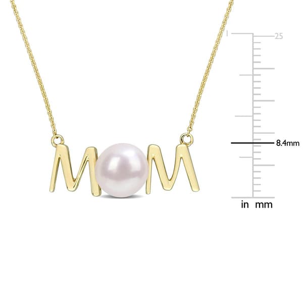 Sophia B 10kt. Gold Freshwater Cultured Pearl Mom Pendant