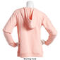 Womens Sweater Project Solid Long Sleeve Raglan Hoodie - image 2