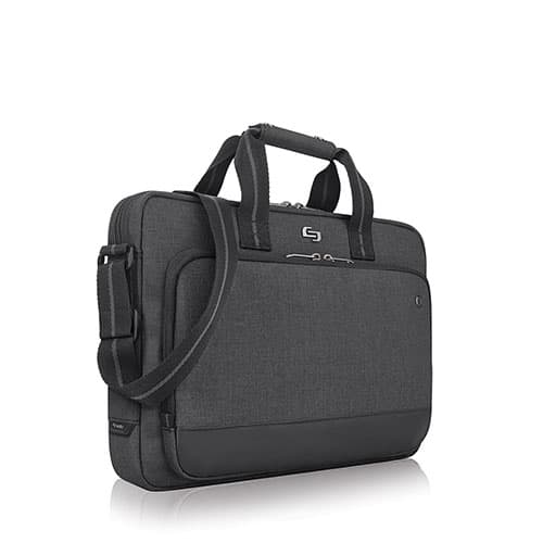Solo Urban Slim Briefcase - Grey