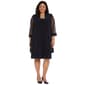 Plus Size R&M Richards 2pc. Sheer Sleeve Jacket Dress - image 1