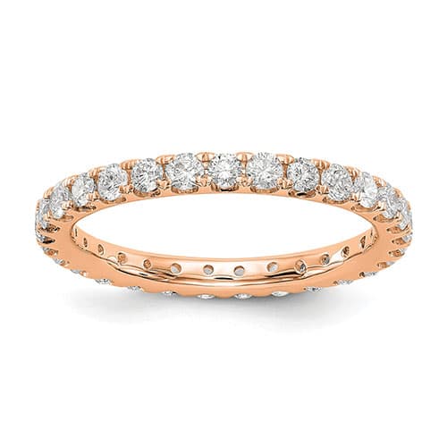 Endless Affection(tm) Rose Gold Eternity Band - image 