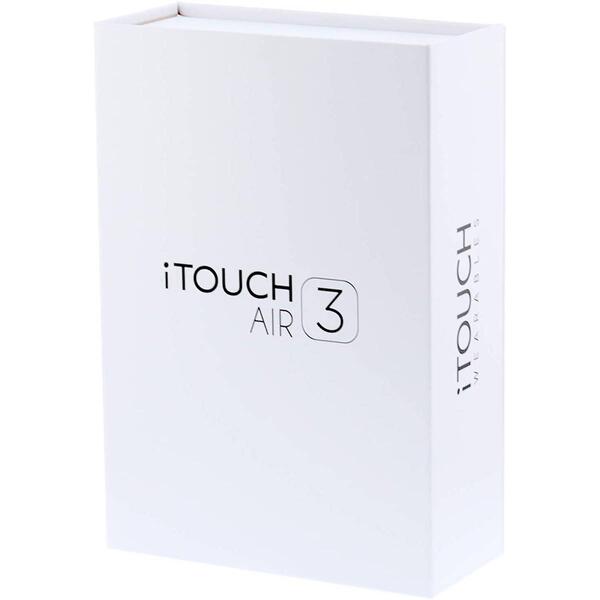 Adult Unisex iTouch Air 3 Silver Smartwatch - 500008S-4-42-B28