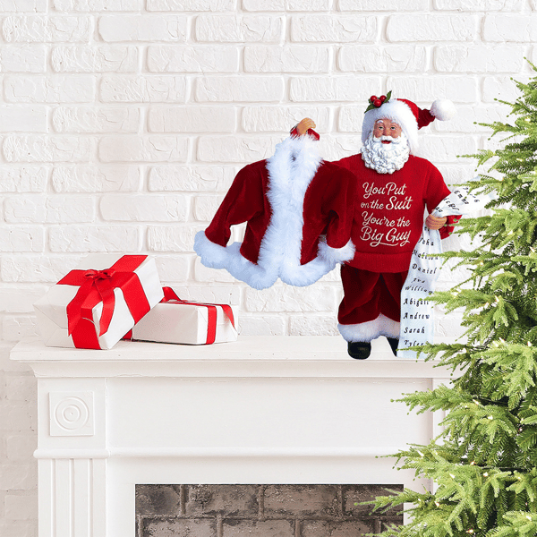 Santa''s Workshop 12in. The Suit Clause