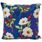 Jordan Manufacturing Floral Pillow - Navy/Ivory - image 1