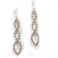 Rosa Rhinestones Crystal Dangle Accent Earrings - image 1