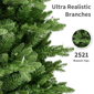 Puleo International 6.5ft. Pre-Lit Slim Noble Fir Christmas Tree - image 5