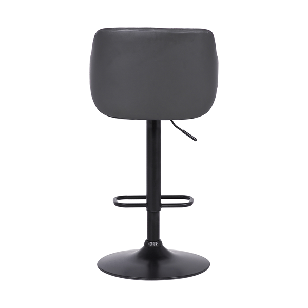 Armen Living Toby Faux Leather Adjustable Height Swivel Bar Stool