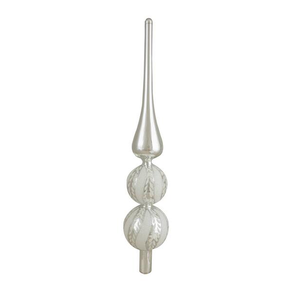 Northlight Seasonal 14.75in. Glitter Finial Christmas Tree Topper - image 