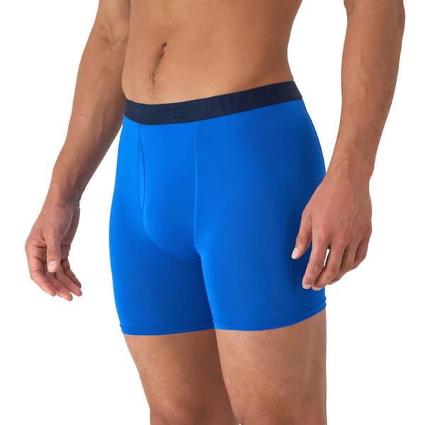 Hanes Ultimate(R) Comfort 3pk. Boxer Briefs - Blue/Grey