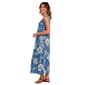 Petite Connected Apparel Sleeveless Floral Challis Midi Dress - image 3