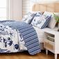 FreshFold 3pc. Nautical Coastal Themed Bedspread Quilt Set - image 3