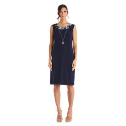 Womens R&M Richards Two-Piece Swing Jacket Dress