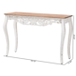 Baxton Studio Riquin Distressed Wood Console Table - image 9