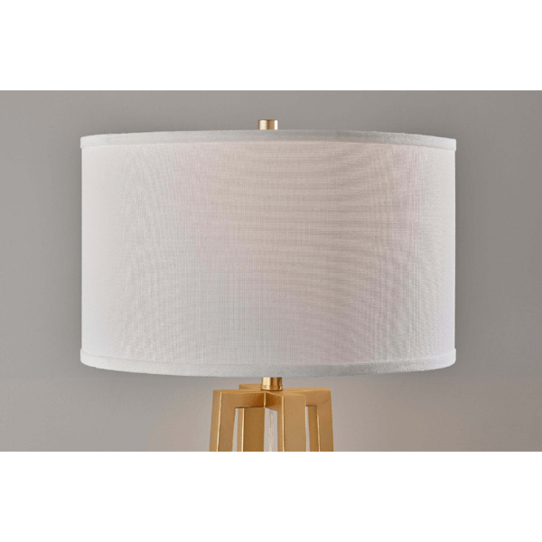 Simplee Adesso Oakley Floor Lamp with White Shade