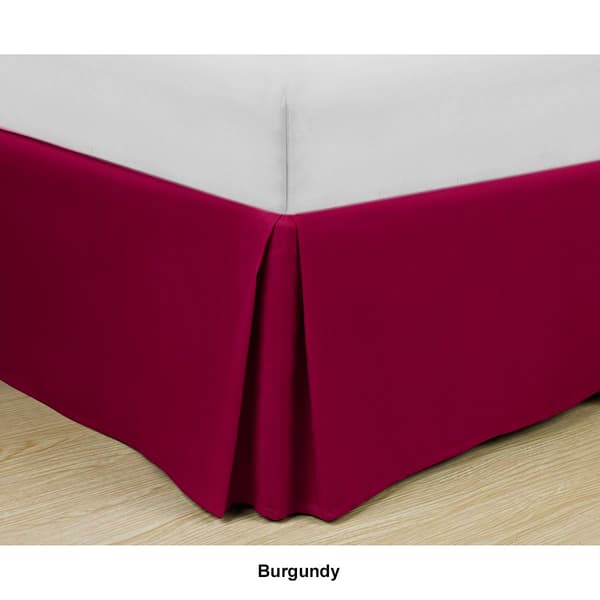 Swift Home Easy Fit Basic Pleated Bed Skirt