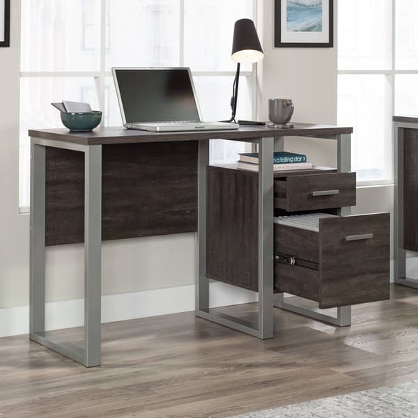 Sauder Rock Glen Single Pedestal Desk
