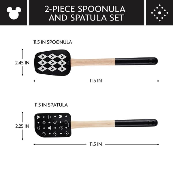 Disney Home Monochrome 2pc. Spatula & Spoonula Set