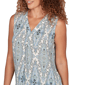 Womens Emaline Seabreeze Essence Sleeveless Paisley Blouse - image 5