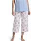 Womens HUE&#40;R&#41; Flamingos Print Pajama Capris - image 1
