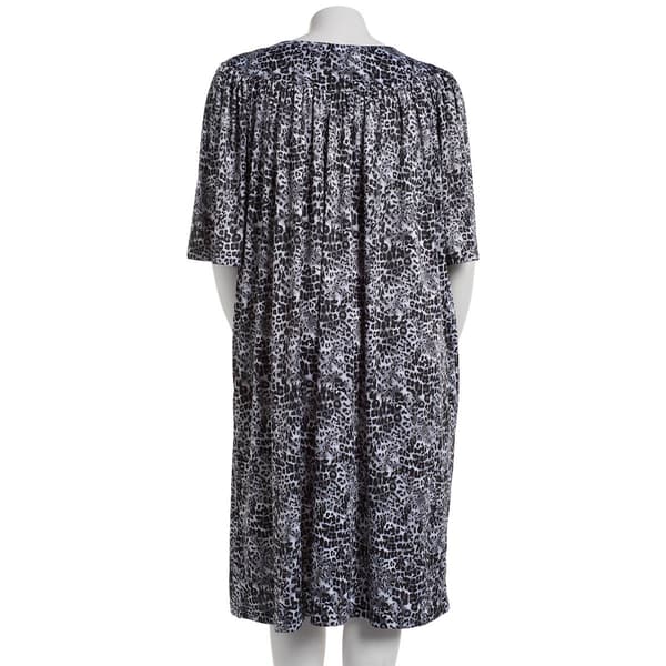 Plus Size Casual Time Exotic Spot Nightshirt