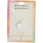 Beautiful Blessings Silver Heart Love Pendant - image 1