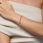 Athra 14kt. Gold over Brass Crystal Drop Stretch Beaded Bracelet - image 3