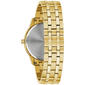 Mens Bulova Goldtone Diamond Dial Bracelet Watch - 97D123 - image 3