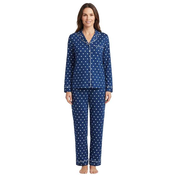 Womens Draper James Bamboo Jersey Dot Pajama Set - image 