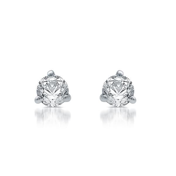 Nova Star&#40;R&#41; Sterling Silver 1/3ctw Lab Grown Diamond Stud Earrings - image 