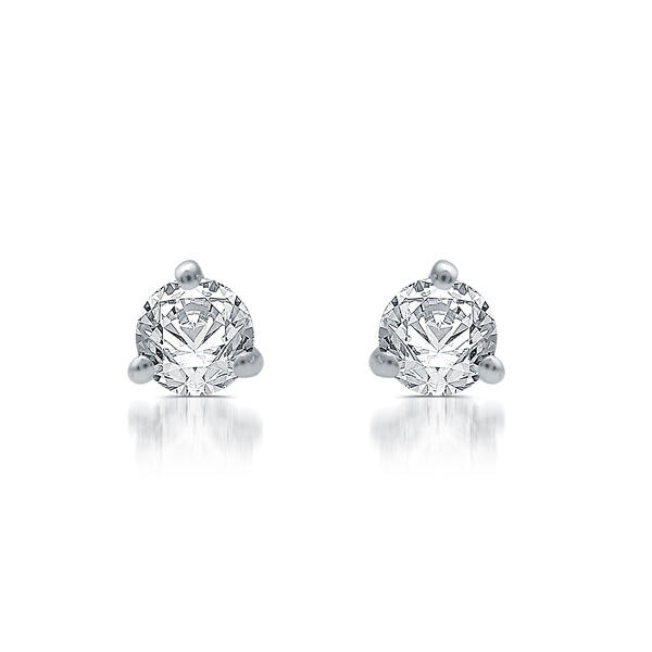Nova Star&#40;R&#41; Sterling Silver 1/3ctw Lab Grown Diamond Stud Earrings - image 