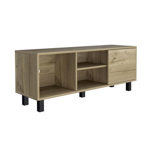 FM FURNITURE Rome Light Oak TV Stand - image 