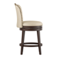 HH2 Home Edenwood Cream Counter Height Swivel Stool - image 4