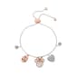 Shine Minnie Mouse Love is Bowtiful Crystal Heart Bolo Bracelet - image 1