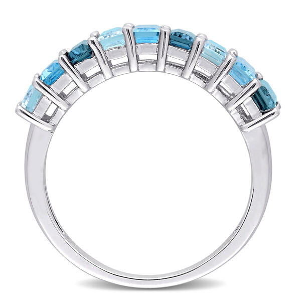 Gemstone Classics&#8482; 2 1/2ctw. Blue Topaz Fashion Eternity Ring