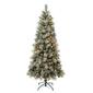 National Tree 6ft. Perry Hard Needle Pre-Lit Christmas Pine Tree - image 1