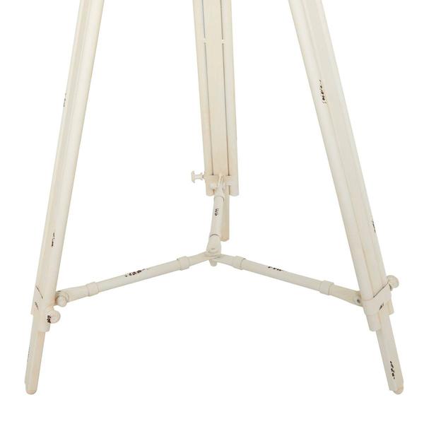 9th & Pike® White Metal Coastal Accent Table