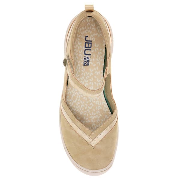 Womens JBU Raven Memory Foam Mary Jane Flats