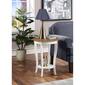Convenience Concepts American Heritage Two-Tone Round End Table - image 1