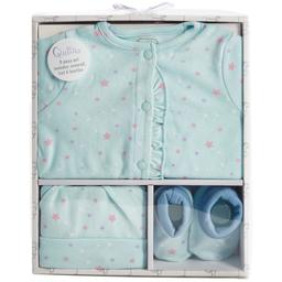 Baby Unisex (NB-6M) Quiltex® Twinkle Lil Star 3pc. Box Set