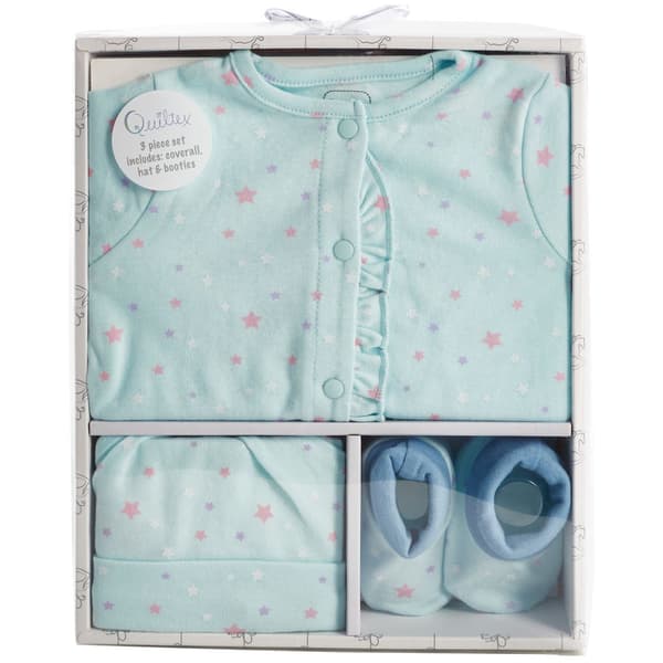 Baby Unisex (NB-6M) Quiltex® Twinkle Lil Star 3pc. Box Set
