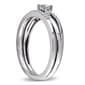 Loveblooms™ Princess & Round Diamond Bridal Ring Set - image 2