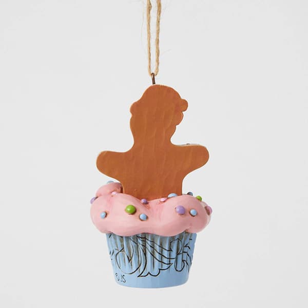 Jim Shore Gingerbread Cupcake Christmas Ornament