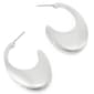 Steve Madden Oval Flat Huggie Earrings - image 3